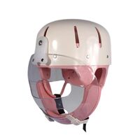 Hard Shell Helmet with face guard - XX-Small Pink