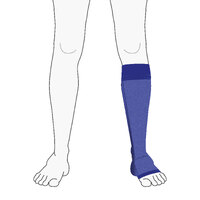 SDO® Lite Sock Black size  13 - 15 cm